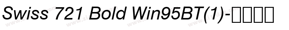 Swiss 721 Bold Win95BT(1)字体转换